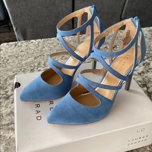 Lauren Conrad Agate Blue Heels